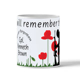 Remembrance Day Mug - Personalised