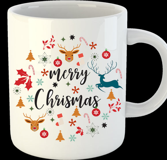 Christmas Mug - Circle Design