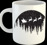 Silhouette Christmas Mug