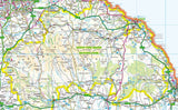 North Yorkshire, the largest non-metropolitan county in England, UK. This map covers the City of York and towns: Middlesbrough York Harrogate Scarborough Redcar Thornaby-on-Tees Ingleby Barwick Saltburn, Marske and New Marske Guisborough Ripon Knaresborough Selby Skipton Whitby